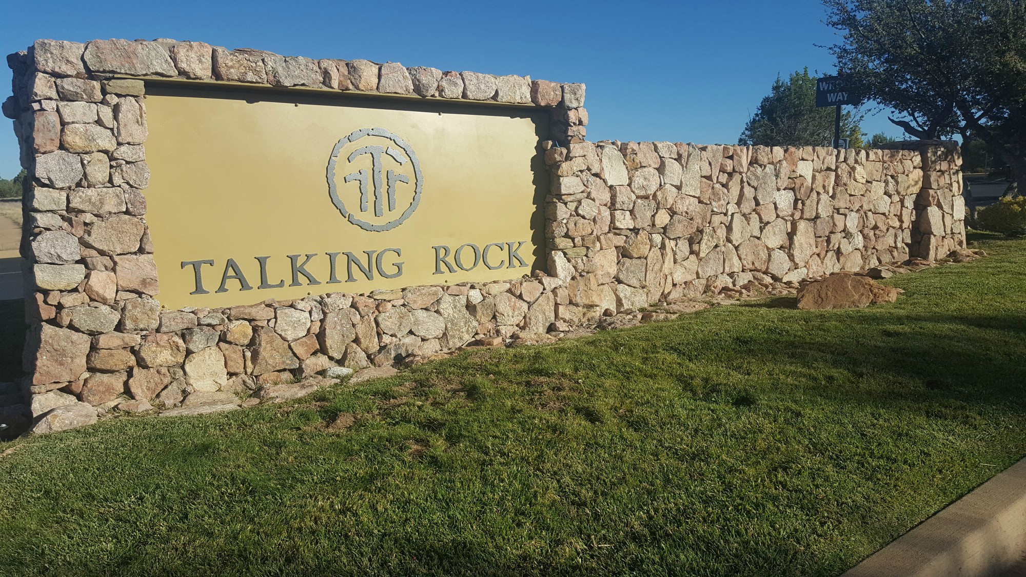 Talking Rock Sign